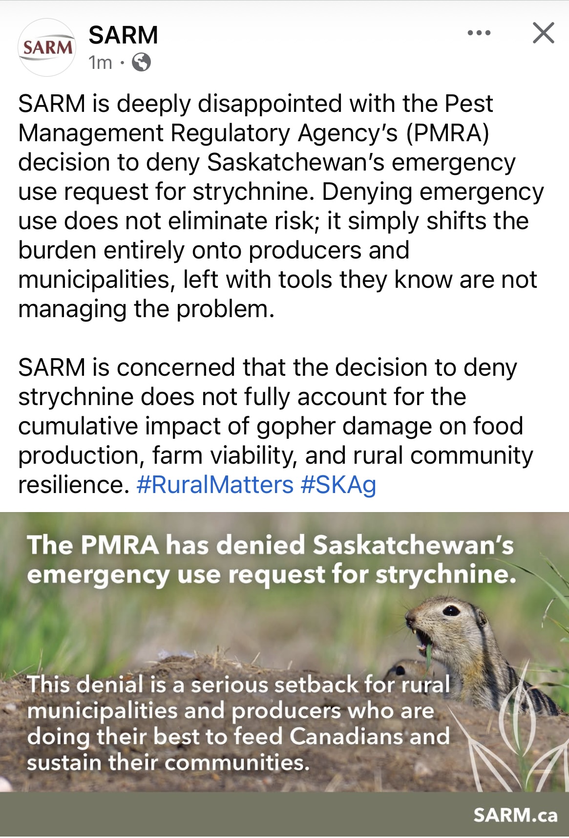 SARM - Pest Management Regulatory Agency